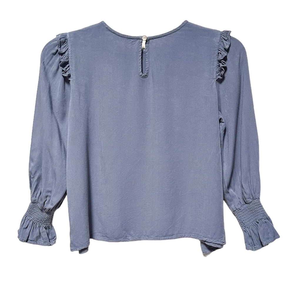 Soprano Ruffle Long Sleeve Girls Top - Picture 2 of 8